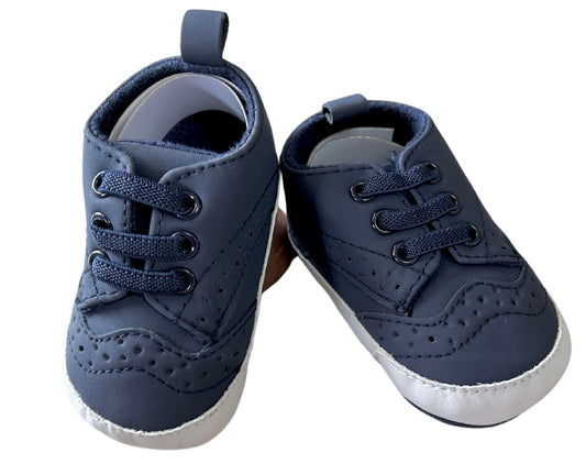 Baby Boys Shoes Prewalker PU Sneakers (Blue)